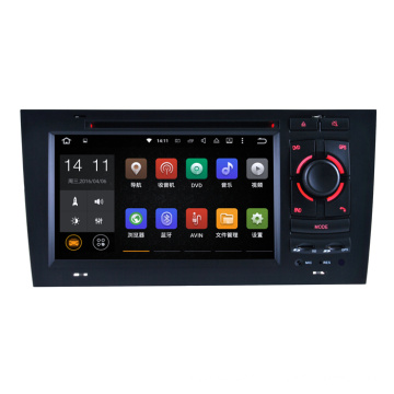 2016 New Hualingan Factory Supply Android 5.1 HD 800*480car Multimedia Navigation System Car DVD for Audi A6/S6/RS6